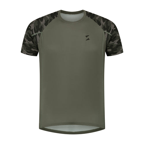 Running Jersey Troy Men - Camo Khaki