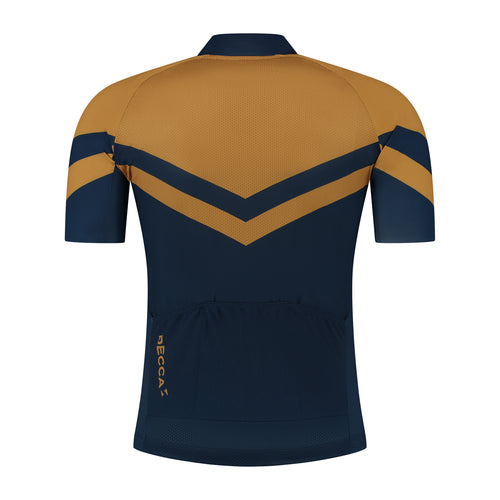 Jamie Jersey - Blue/Ochre - Unisex