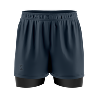 Running Short 2in1 - Grey Blue